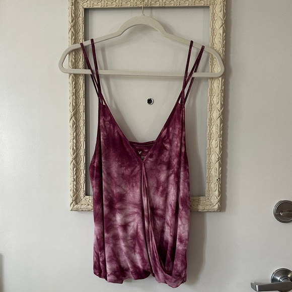 AMERICAN EAGLE OUTFITTERS | Soft & Sexy Tank Tie-Dye Spaghetti Strap Top - Picture 2 of 12